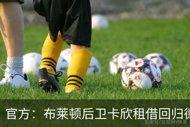 官方：布莱顿后卫卡欣租借回归德比郡